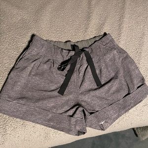 Lululemon Play All Day grey Heather shorts size 8. Perfect condition!